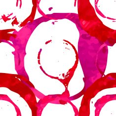 Seamless pattern with wine stain N2