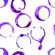 Seamless pattern with wine stain N6