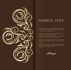 Ornate card template
