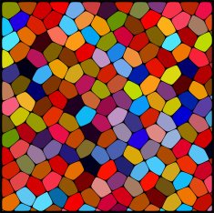 abstract background consisting of geometrical shapes
