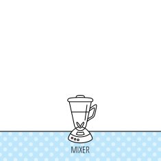 Mixer icon Blender sign N3