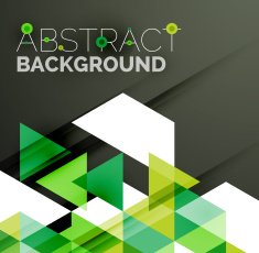 Abstract geometric background Modern overlapping triangles N65