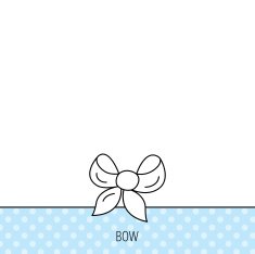 Gift bow icon Present decoration sign N7