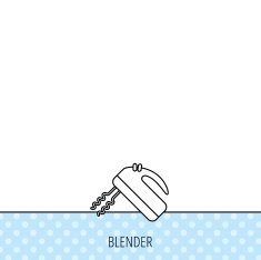 Blender icon Mixer sign N8