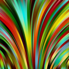 Colorful smooth light lines background Green red yellow colors N2
