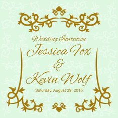 Wedding Invitation Card Template N7