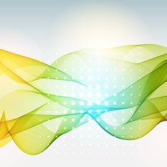 Vector abstract colorful waves background