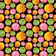 Juicy Bright Watercolor Circle Pattern