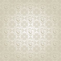Islamic Wallpaper Silver N2
