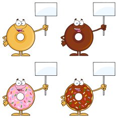 Collection of Donut Mascot - 38