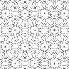Primitive simple retro seamless pattern with stars