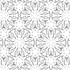 Primitive simple retro seamless pattern with stars N3