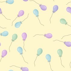 Seamless balloon pattern Party background