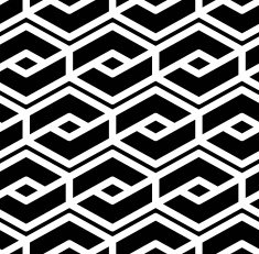 Black and white abstract textured geometric seamless pattern N19