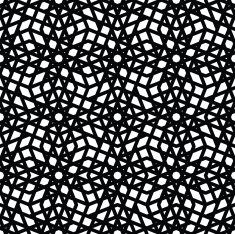 Geometric messy lined seamless pattern monochrome vector N2