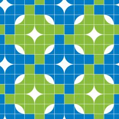 Mosaic tiles seamless pattern vector background N2