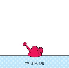 Watering can icon Gardener equipment sign N10
