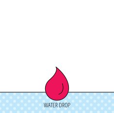Water drop icon Liquid sign N12
