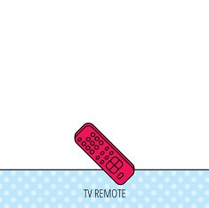 Remote control icon TV channels sign N17