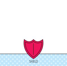 Shield icon Protection sign N8