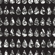 Seamless foil metallic or textured silver rainy pattern N4