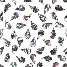 Seamless pattern made of random water drops or rain N10