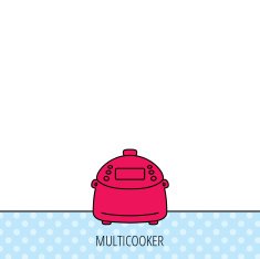 Multicooker icon Kitchen electric device symbol N5