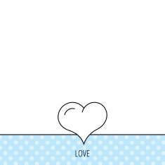 Love heart icon Life sign N9