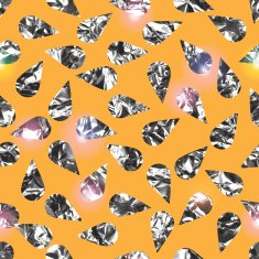 Seamless pattern made of random water drops or rain N11
