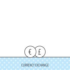Currency exchange icon Banking transfer sign N15
