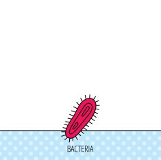 Bacteria icon Medicine infection symbol N3