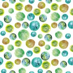 Watercolor Circle Pattern N3