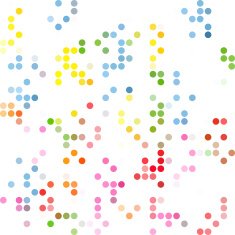 Colorful Random Dots Background Creative Design Templates N9