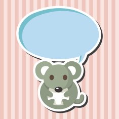 animal mouse cartoon theme elements N11