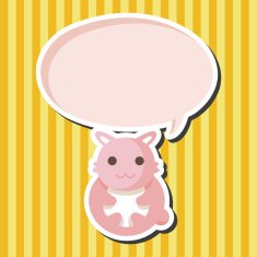 animal rabbit cartoon theme elements N17