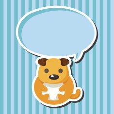 animal dog cartoon theme elements N17