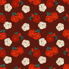 Seamless pattern with roses N85