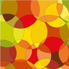 Bright circles geometrical seamless pattern N2