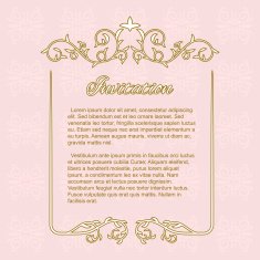 Invitation card template N22