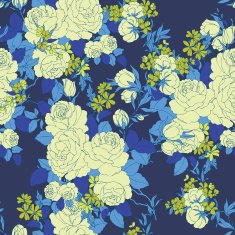Seamless pattern with flowers rose N24