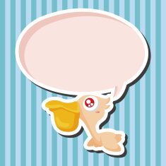 bird cartoon theme elements N24