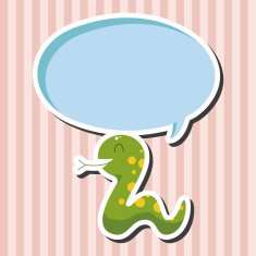 animal snake cartoon theme elements N5