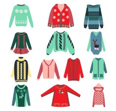 Set of womens knitted sweaters N2