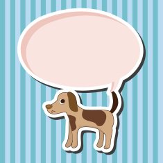animal dog cartoon theme elements N21