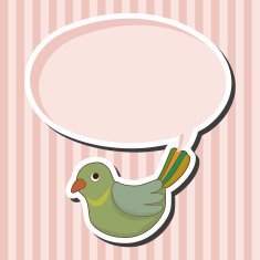 animal bird cartoon theme elements N5