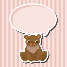 animal bear cartoon theme elements N11