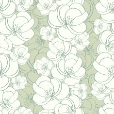 floral seamless pattern retro vector background N2