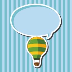 style hot air balloon theme elements N38
