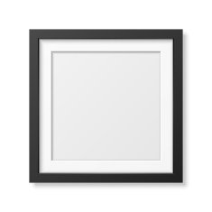 Realistic square black frame N3