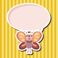 butterfly theme elements vector eps N13